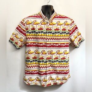 CHUBBIES x USC Trojans Made In USA Hawaiian Shirt Mens L Tailgate Alumni Outdoor